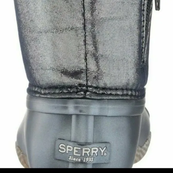 Sperry Toddler Girls Saltwater Rain Boot Size 9M
