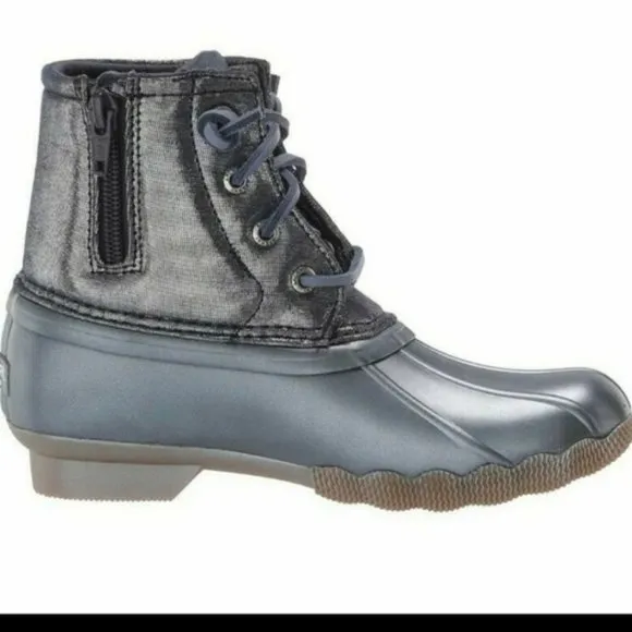 Sperry Toddler Girls Saltwater Rain Boot Size 9M