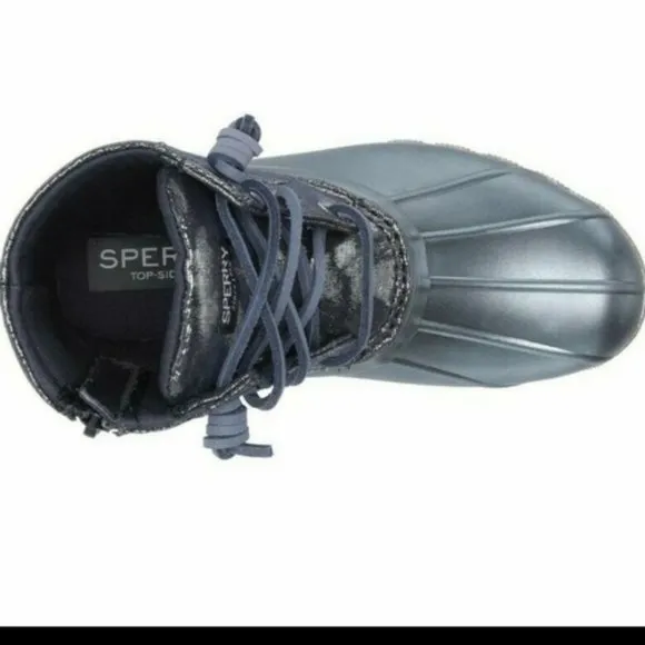Sperry Toddler Girls Saltwater Rain Boot Size 9M