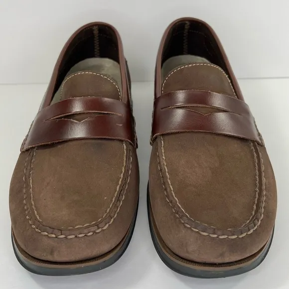 Sperry Top-Sider Slip On Suede Penny Loafer Shoes