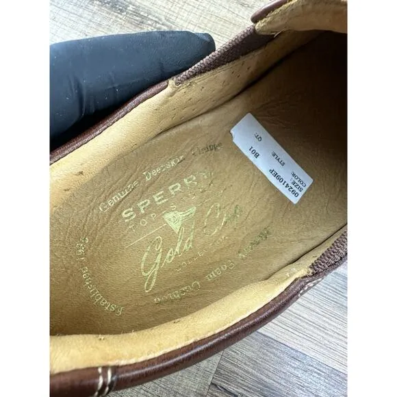Sperrys Top-Sider Gold Cup RSV Boat Shoe Leather Loafers Mens 7M Deer Sk…