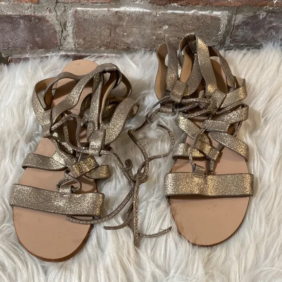 Splendid Cameron Leather Gladiator Sandals, Size 7M