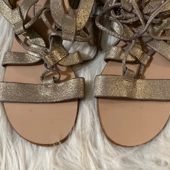 Splendid Cameron Leather Gladiator Sandals, Size 7M