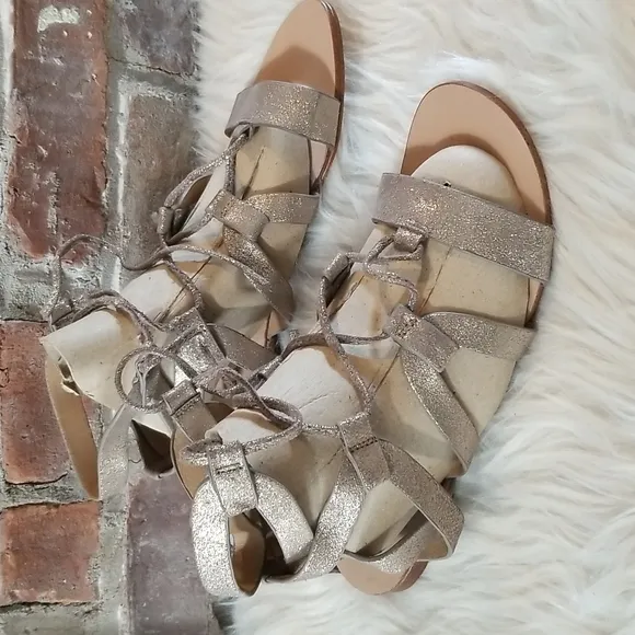 Splendid Cameron Leather Gladiator Sandals, Size 7M