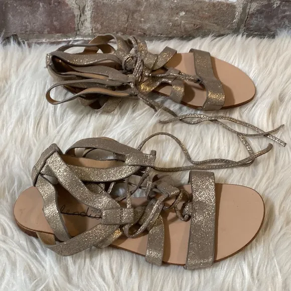 Splendid Cameron Leather Gladiator Sandals, Size 7M