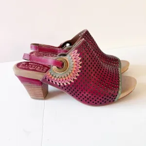 Spring Step L’ARTISTE  Millie red Sandals sz. 10