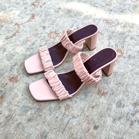 Staud NWT Frankie Sandals in Pink Cream Sz 39.5, 9.5 US