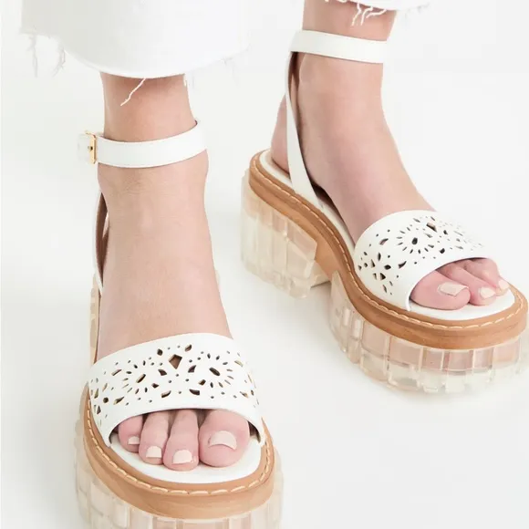 Stella McCartney Emilie May Alter Mat Sandals in White