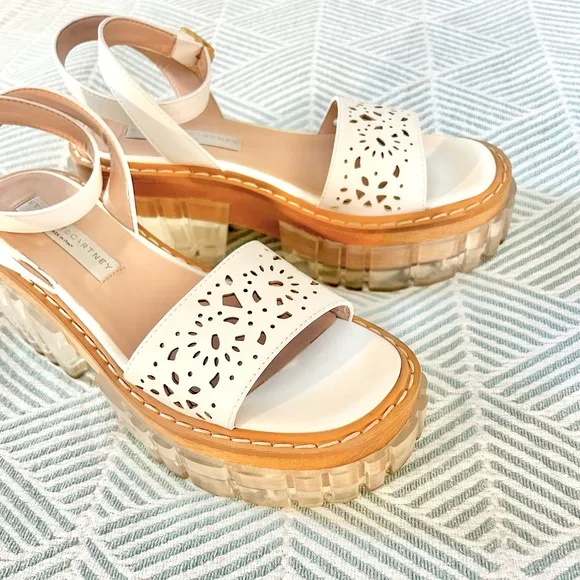 Stella McCartney Emilie May Alter Mat Sandals in White