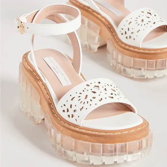 Stella McCartney Emilie May Alter Mat Sandals in White