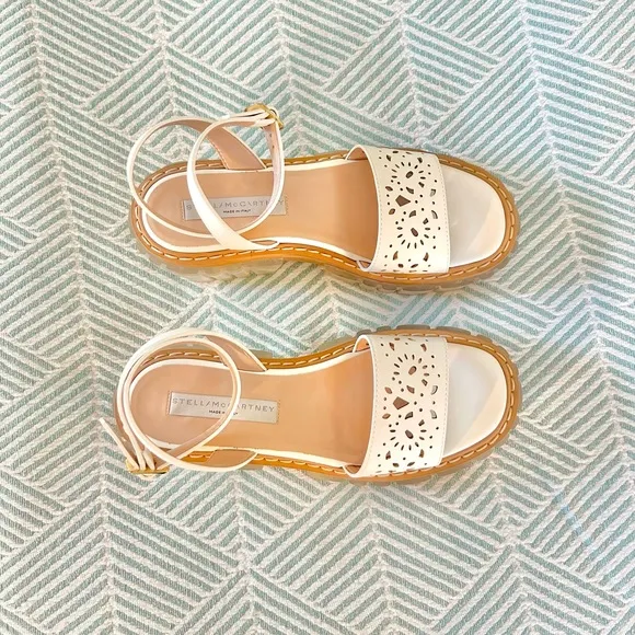 Stella McCartney Emilie May Alter Mat Sandals in White