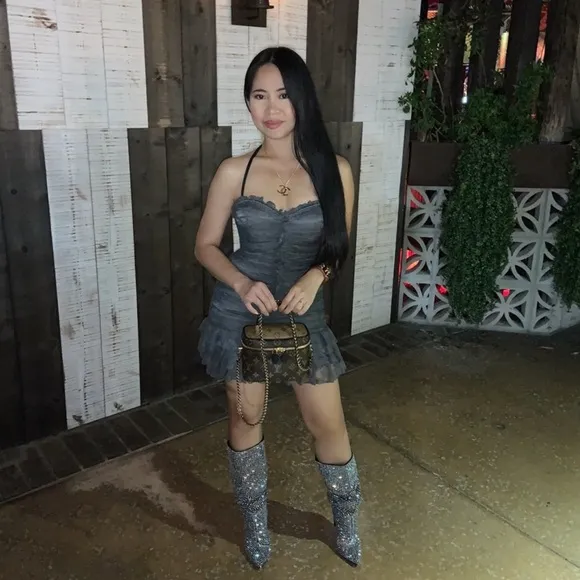 Steve Madden Black and White Heeled Boots
