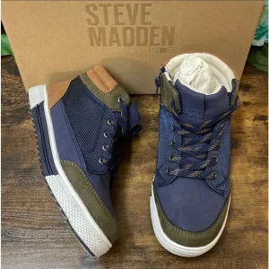 Steve Madden Boys' BCalvinHigh Top Sneakers Size 3
