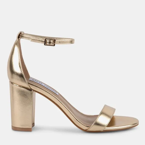STEVE MADDEN Dylann Gold Women's Heels