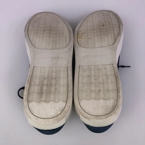Steve Madden Fierce Navy Sneaker Shoes Size 11