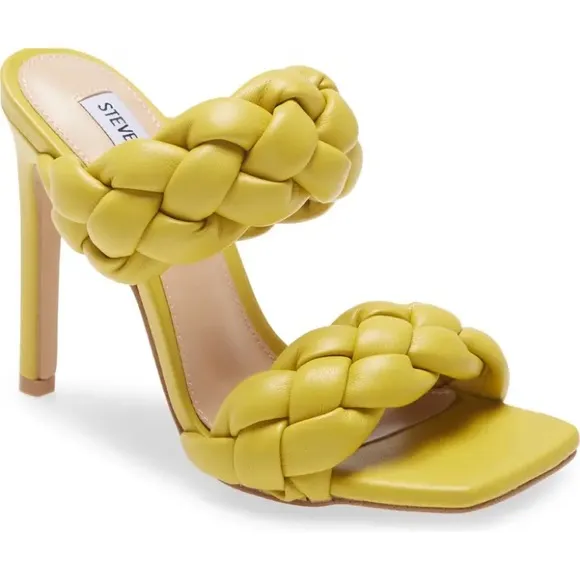 Steve Madden Lime Braided Sandals