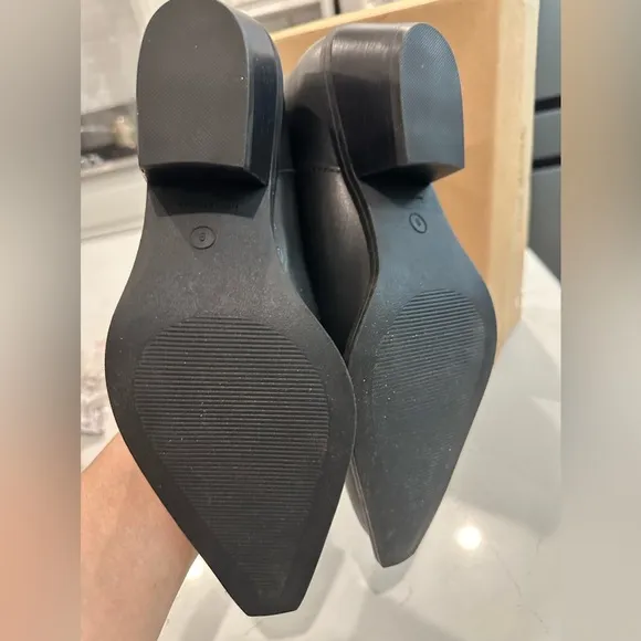 STEVE MADDENz BLACK BOOTS SIZE 9