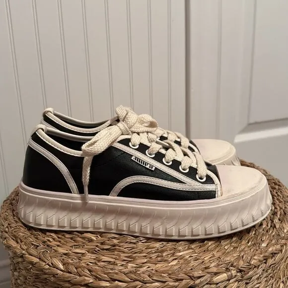 Steve Madden Verdasco black sneakers - 8 - NWOB