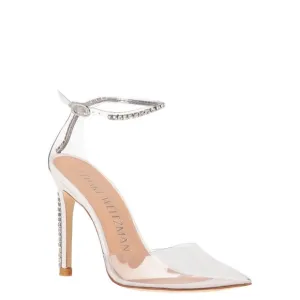 Stuart Weitzman Clear Stiletto Heels 8.5 fits like an 8.
