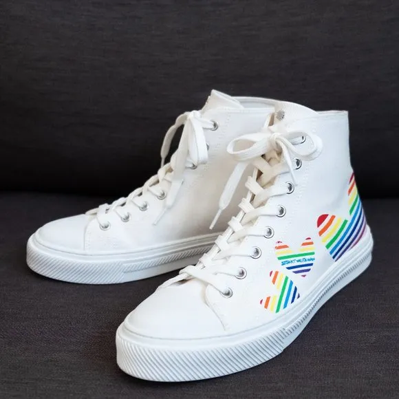 Stuart Weitzman Limited Edition Ollie Bootie Heart Sneakers June 2021