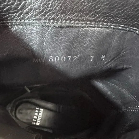 Stuart Weitzman Lotroops Moto Harness Boots Size 7