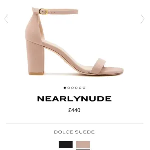 Stuart Weitzman Nearly Nude Dolce Suede Heels