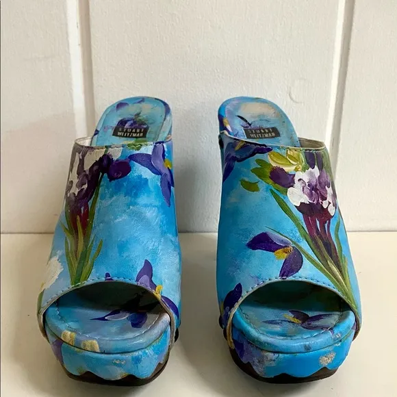 Stuart Weitzman Sequoia Platform Clogs Sz 6.5, Box