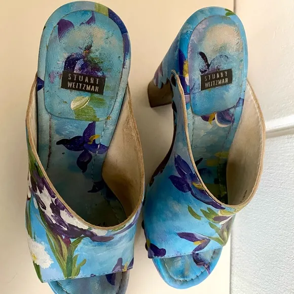 Stuart Weitzman Sequoia Platform Clogs Sz 6.5, Box