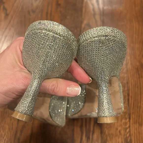 Stuart Weitzman Silver Women's Heels