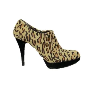 Stuart Weitzman Leopard Calf Hair Shootie