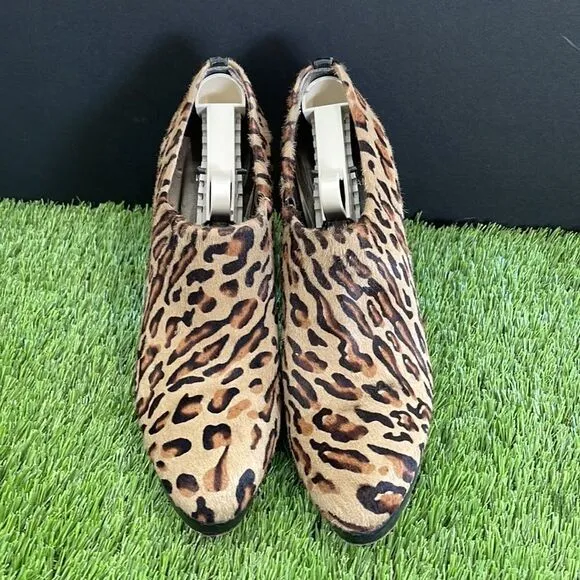 Stuart Weitzman Leopard Calf Hair Shootie