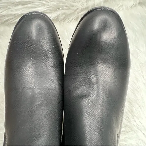 Style Co Laleen Buckled Heeled Booties Black Size 7.5M