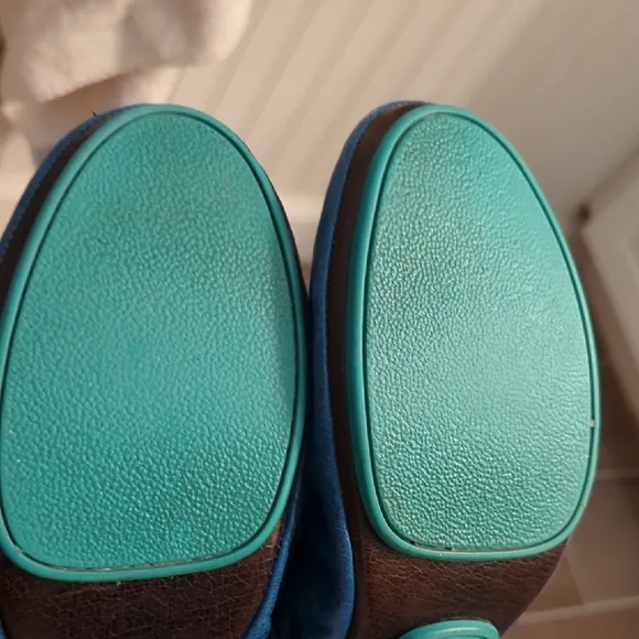 Stylish Blue Flats by Rieker