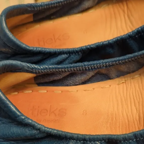 Stylish Blue Flats by Rieker