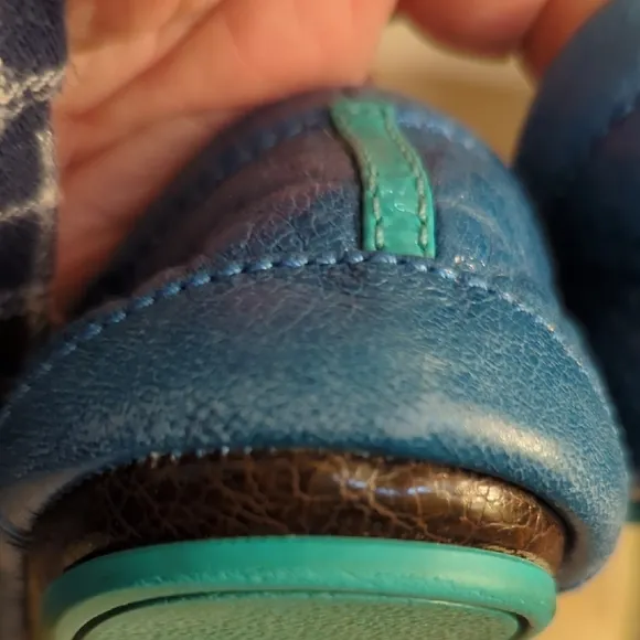 Stylish Blue Flats by Rieker