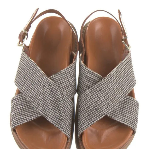 Stylish Brown and Tan Women's Sandals