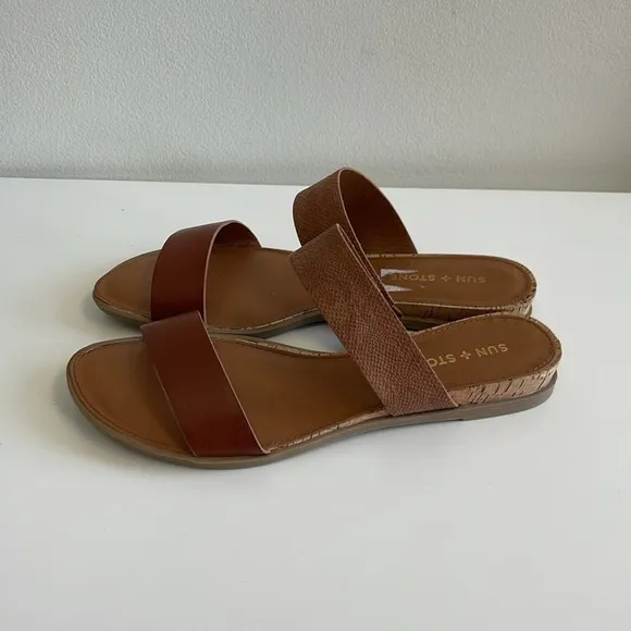 Sun Stone Eastenp Brown Sandals