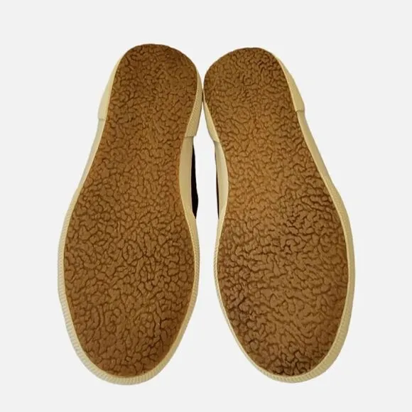 Superga Brown Leather Lace-Up Sneakers Size 10