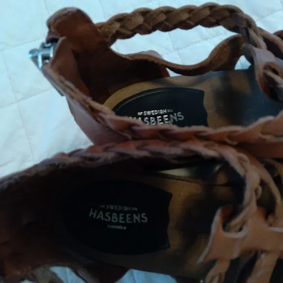 Swedish Hasbeens Gladiator Sandals 10