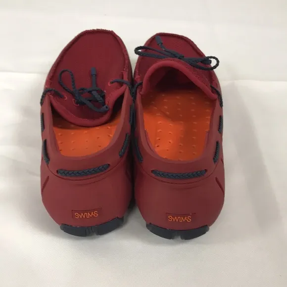 SWIMS Mens Loafers Braided Lace Shoes size 10.5 US