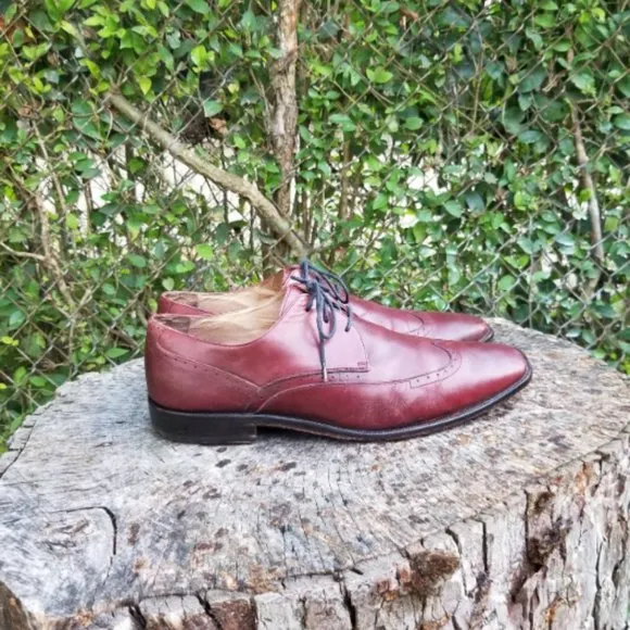 Sz 11 Johnston And Murphy Wingtip Dress Shoes
