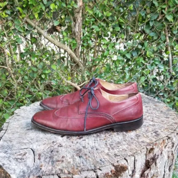 Sz 11 Johnston And Murphy Wingtip Dress Shoes