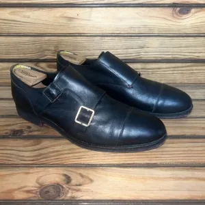 Ted Baker Mazzano Double Monk Strap Dress Shoes Mens Size 12 Black‎ Leather