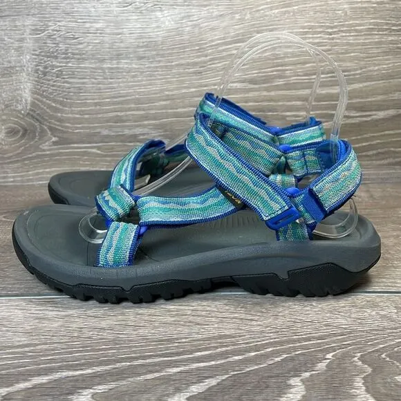 Teva Hurricane XLT2 Women’s Sz 7 Blue Lago Adjustable Hook &amp; Loop Hiking Sandals