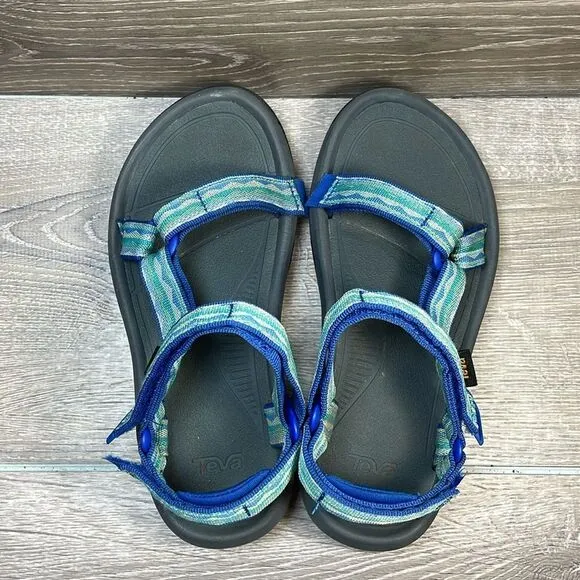 Teva Hurricane XLT2 Women’s Sz 7 Blue Lago Adjustable Hook &amp; Loop Hiking Sandals