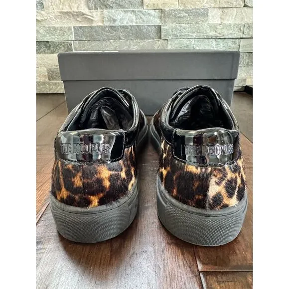 The Kooples Unisex Leo Poulain Leather Sneakers Multicolor Size 9-9.5