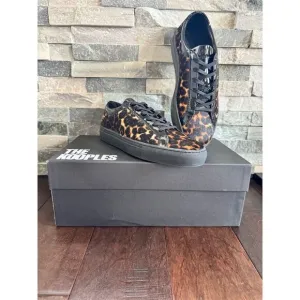 The Kooples Unisex Leo Poulain Leather Sneakers Multicolor Size 9-9.5