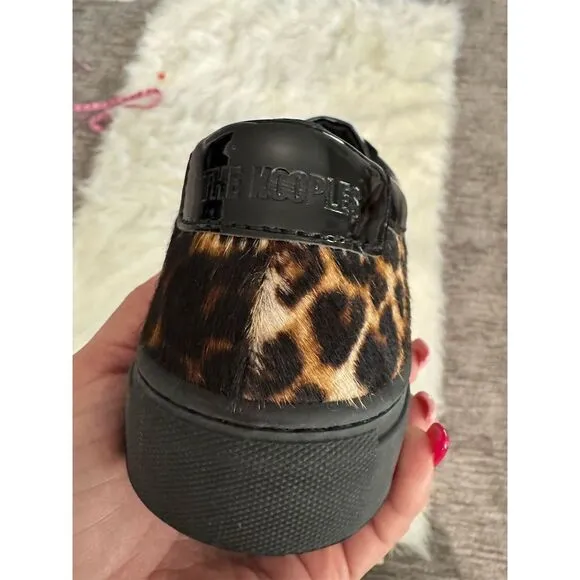 The Kooples Unisex Leo Poulain Leather Sneakers Multicolor Size 9-9.5
