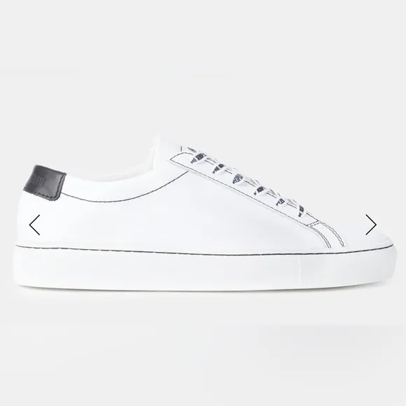 THE KOOPLES white sneakers size 40 NEW IN BOX 9-9.5. See  chart French sizing
