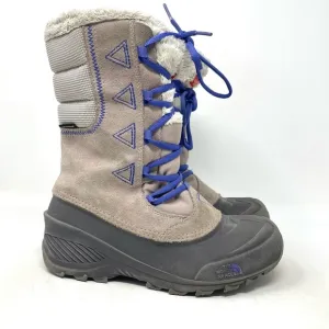 The North Face Shellista Lace II Boot Atmosphere Grey Blue Iris Youth 4